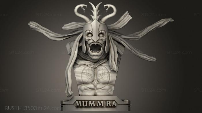 Busts of heroes and monsters (Thundercats Mumm Ra Tier, BUSTH_3503) 3D models for cnc