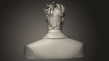 Busts of heroes and monsters (Two Face, BUSTH_3527) 3D models for cnc