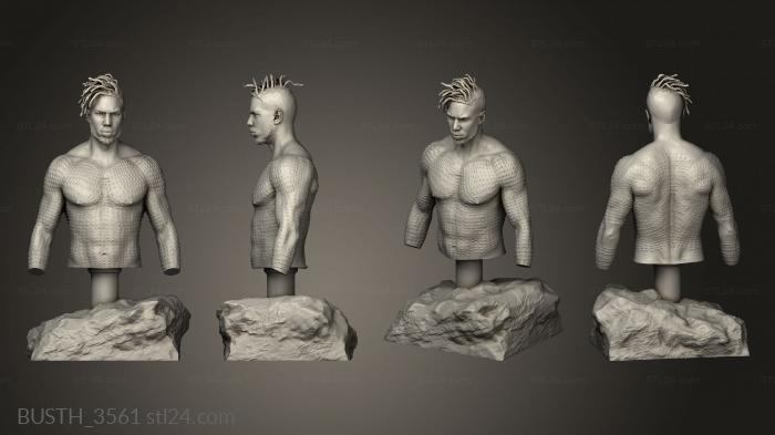 Busts of heroes and monsters (Wakanda REGALO mil, BUSTH_3561) 3D models for cnc