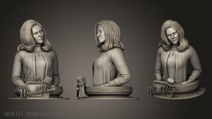 Busts of heroes and monsters (Wanda One Logo, BUSTH_3569) 3D models for cnc