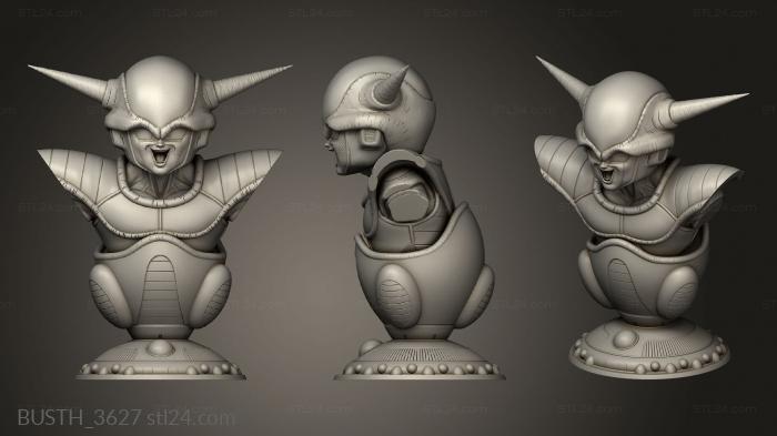 Busts of heroes and monsters (SER PRIMERA FORMAM FRIEZA, BUSTH_3627) 3D models for cnc