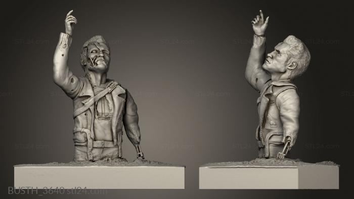 Busts of heroes and monsters (T2, BUSTH_3640) 3D models for cnc