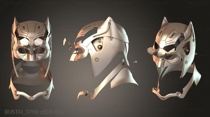 Busts of heroes and monsters (BUSTH_3798) 3D models for cnc