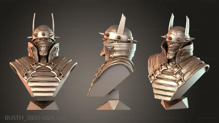 Busts of heroes and monsters (BUSTH_3800) 3D models for cnc
