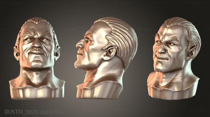 Busts of heroes and monsters (BUSTH_3820) 3D models for cnc