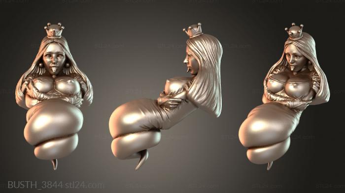 Busts of heroes and monsters (BUSTH_3844) 3D models for cnc