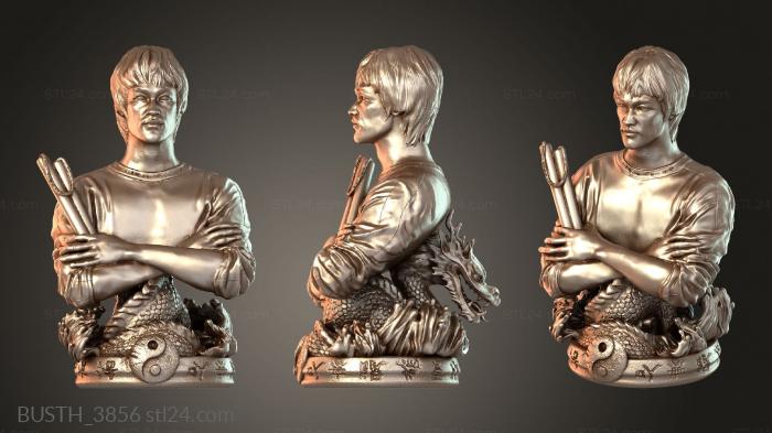 Busts of heroes and monsters (BUSTH_3856) 3D models for cnc
