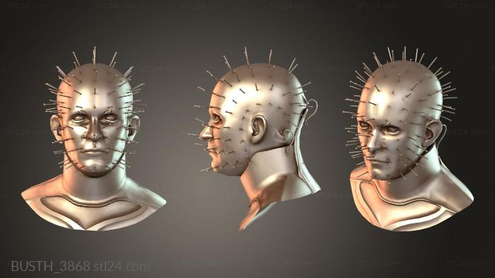 Busts of heroes and monsters (BUSTH_3868) 3D models for cnc