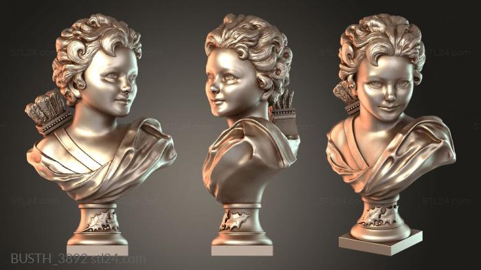 Busts of heroes and monsters (BUSTH_3892) 3D models for cnc