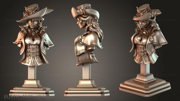 Busts of heroes and monsters (BUSTH_4040) 3D models for cnc