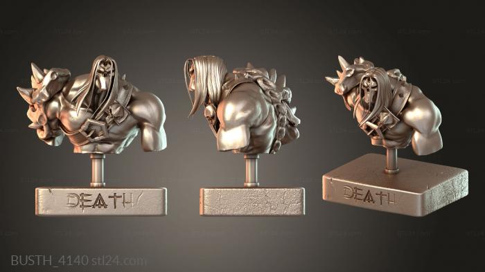 Busts of heroes and monsters (BUSTH_4140) 3D models for cnc