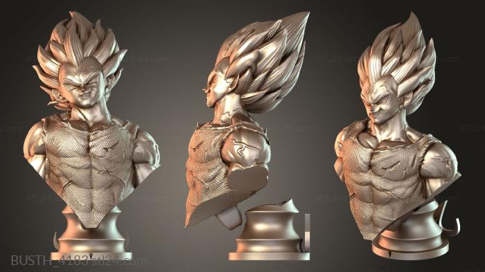 Dragon Ball Vegeta Majin Bust