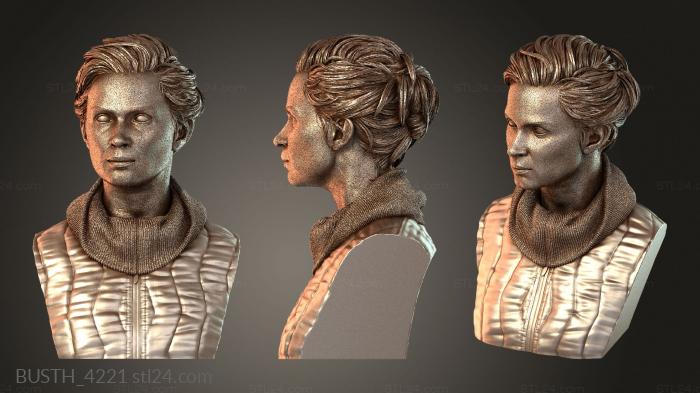 Busts of heroes and monsters (BUSTH_4221) 3D models for cnc