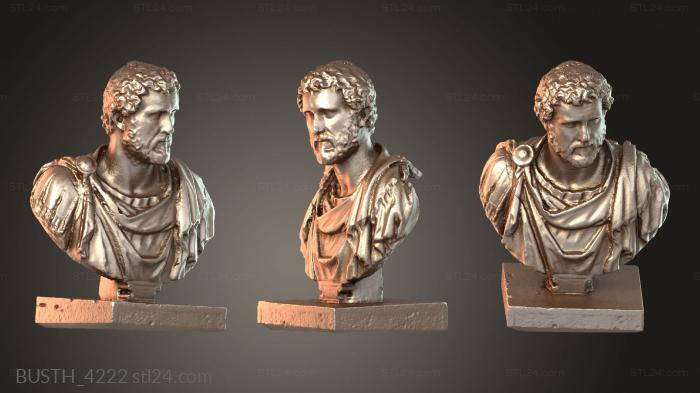 Busts of heroes and monsters (BUSTH_4222) 3D models for cnc