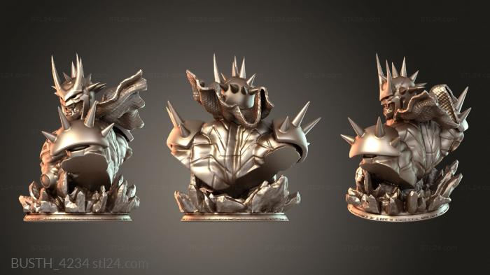 Busts of heroes and monsters (BUSTH_4234) 3D models for cnc