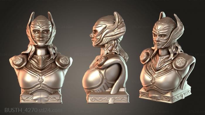 Busts of heroes and monsters (BUSTH_4270) 3D models for cnc