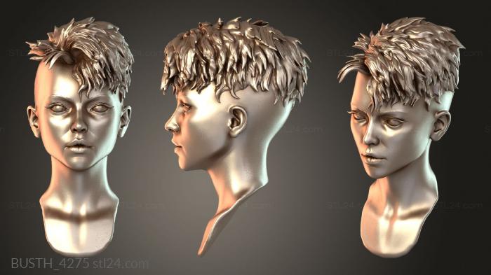 Busts of heroes and monsters (BUSTH_4275) 3D models for cnc