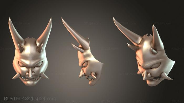 Busts of heroes and monsters (BUSTH_4341) 3D models for cnc