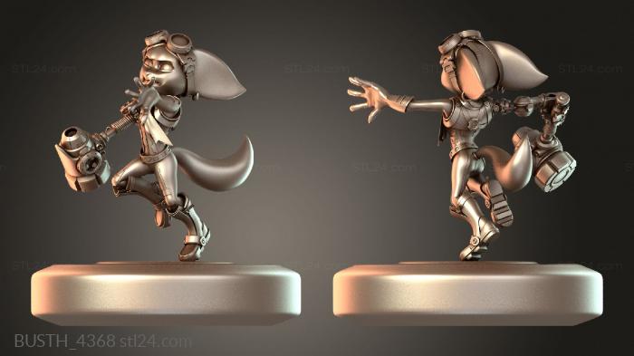 Busts of heroes and monsters (BUSTH_4368) 3D models for cnc