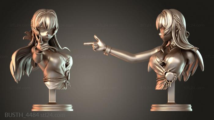 Busts of heroes and monsters (BUSTH_4484) 3D models for cnc