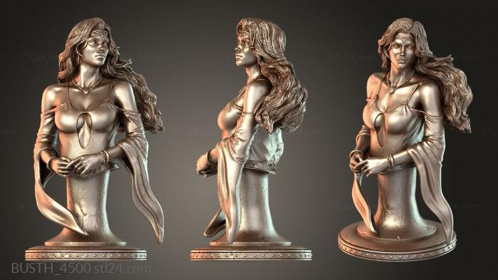 Busts of heroes and monsters (BUSTH_4500) 3D models for cnc