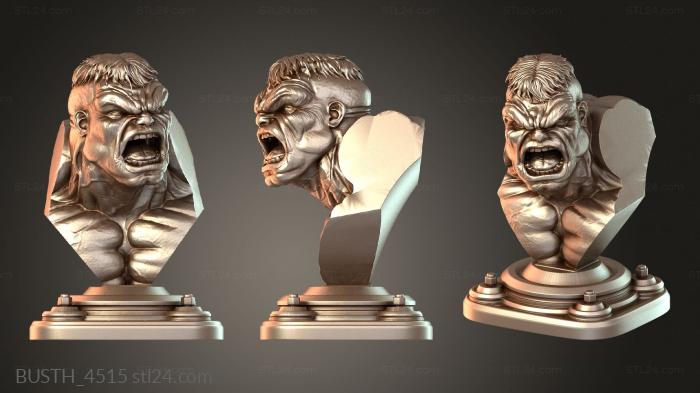 Busts of heroes and monsters (BUSTH_4515) 3D models for cnc