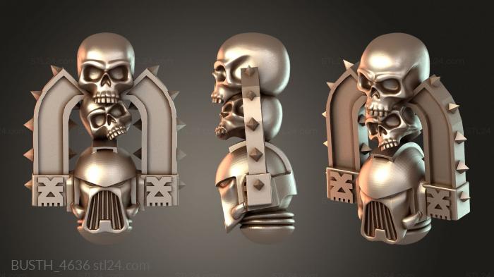 Busts of heroes and monsters (BUSTH_4636) 3D models for cnc