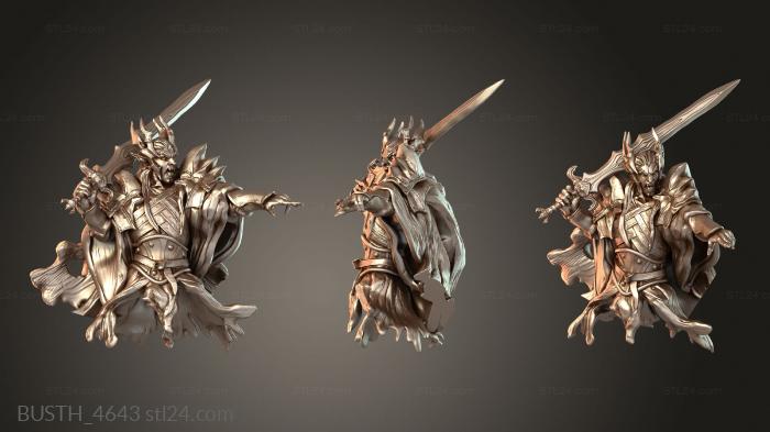 Busts of heroes and monsters (BUSTH_4643) 3D models for cnc