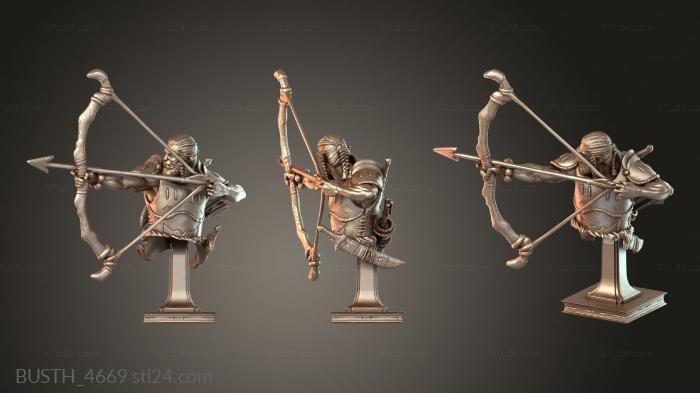 Busts of heroes and monsters (BUSTH_4669) 3D models for cnc