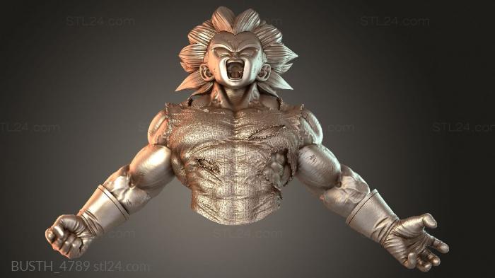 Busts of heroes and monsters (BUSTH_4789) 3D models for cnc