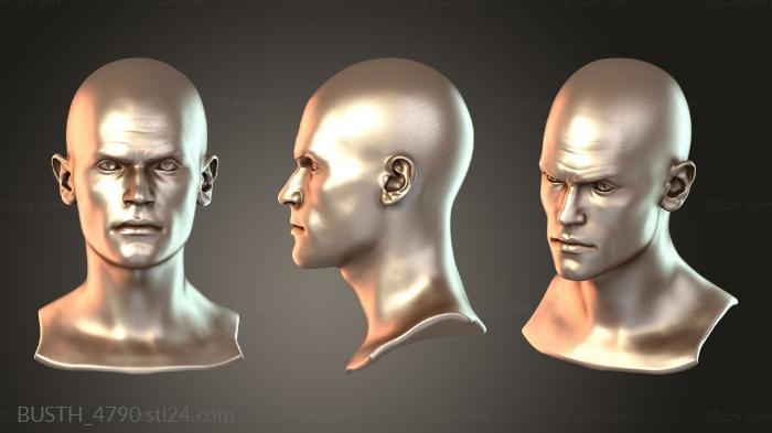 Busts of heroes and monsters (BUSTH_4790) 3D models for cnc