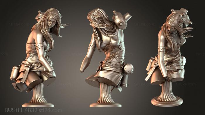 Busts of heroes and monsters (BUSTH_4832) 3D models for cnc