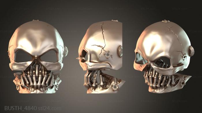 Busts of heroes and monsters (BUSTH_4840) 3D models for cnc