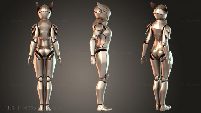Busts of heroes and monsters (BUSTH_4897) 3D models for cnc