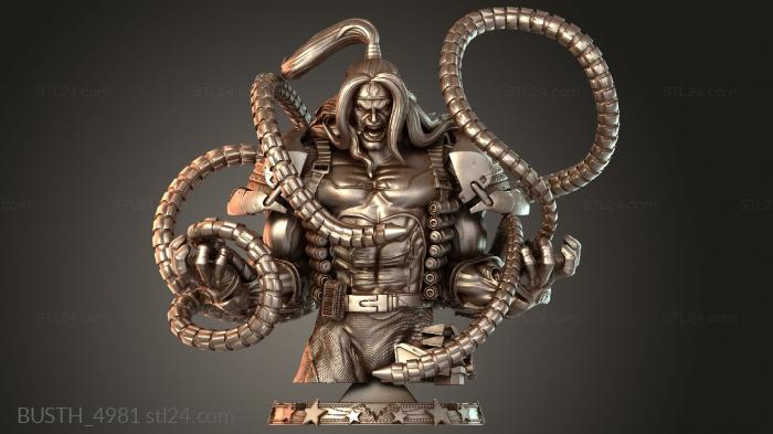Busts of heroes and monsters (BUSTH_4981) 3D models for cnc