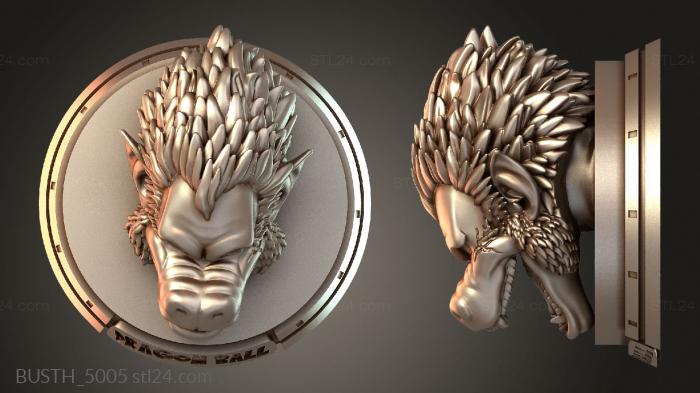 Busts of heroes and monsters (BUSTH_5005) 3D models for cnc