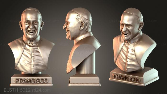 Busts of heroes and monsters (BUSTH_5012) 3D models for cnc