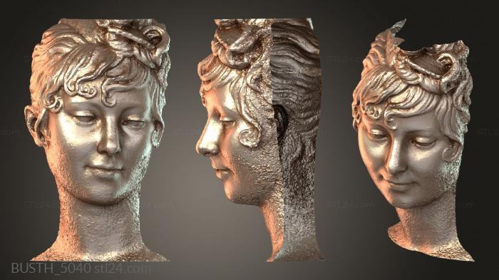 Busts of heroes and monsters (BUSTH_5040) 3D models for cnc