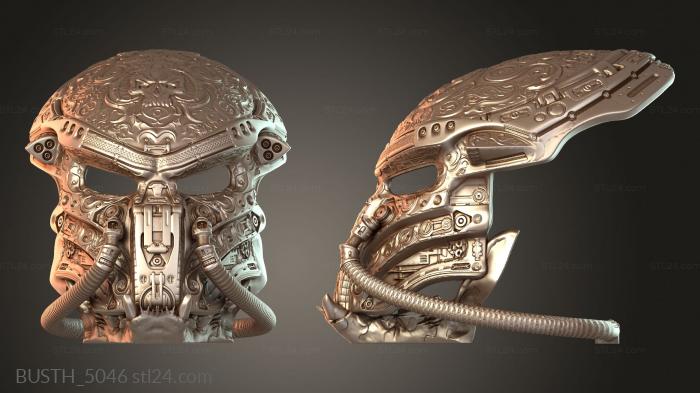 Busts of heroes and monsters (BUSTH_5046) 3D models for cnc