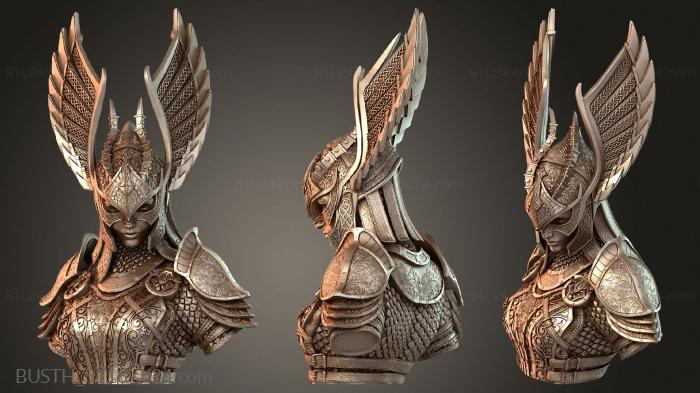Busts of heroes and monsters (BUSTH_5118) 3D models for cnc