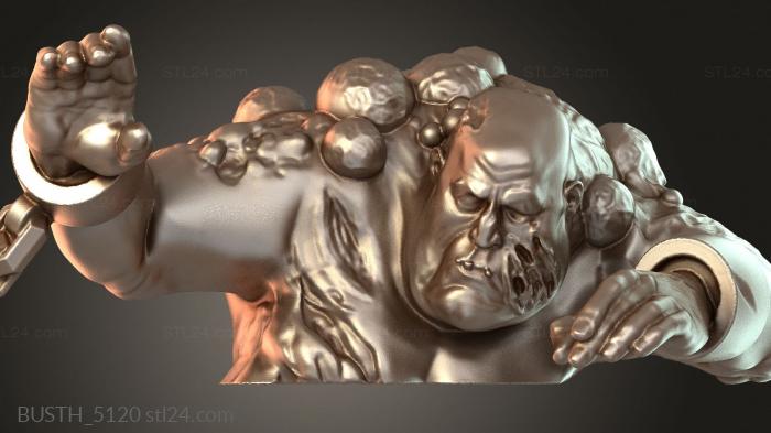 Busts of heroes and monsters (BUSTH_5120) 3D models for cnc