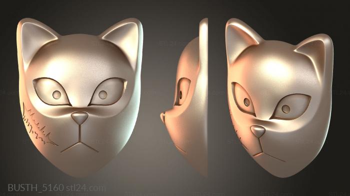 Busts of heroes and monsters (BUSTH_5160) 3D models for cnc