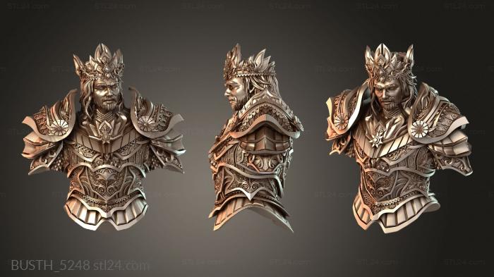Busts of heroes and monsters (BUSTH_5248) 3D models for cnc