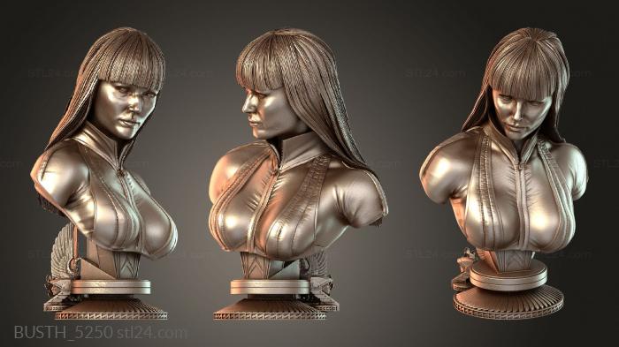 Busts of heroes and monsters (BUSTH_5250) 3D models for cnc