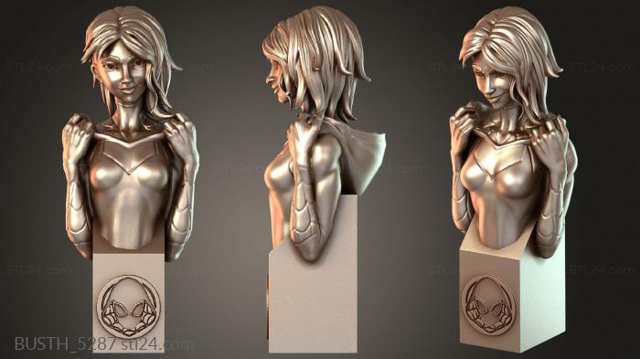 Busts of heroes and monsters (BUSTH_5287) 3D models for cnc