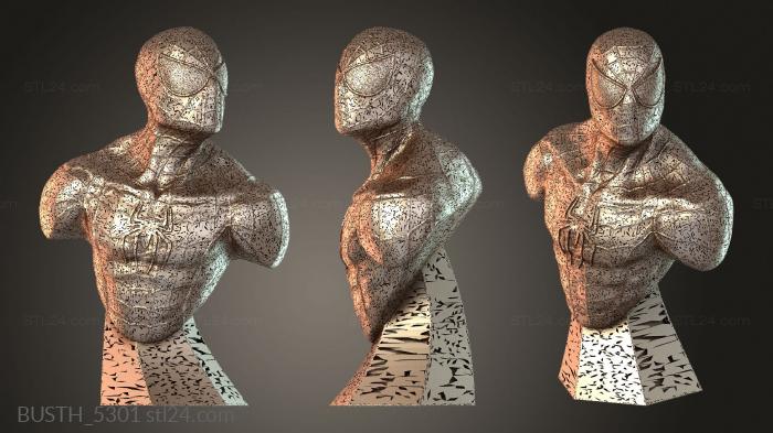 Busts of heroes and monsters (BUSTH_5301) 3D models for cnc