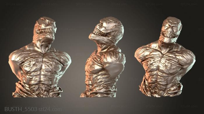Бюсты монстры и герои (Альтернативные Vega Bust и Carnage Blade, BUSTH_5503) 3D модель для ЧПУ станка