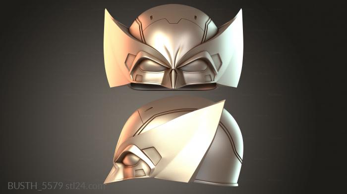 Busts of heroes and monsters (BUSTH_5579) 3D models for cnc