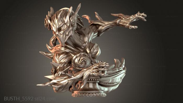 Busts of heroes and monsters (BUSTH_5592) 3D models for cnc