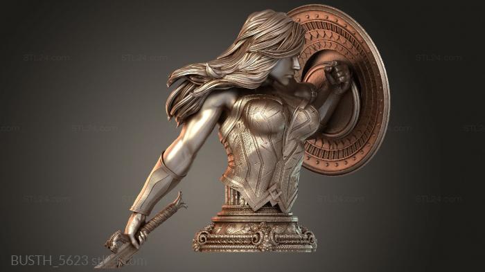 Busts of heroes and monsters (BUSTH_5623) 3D models for cnc